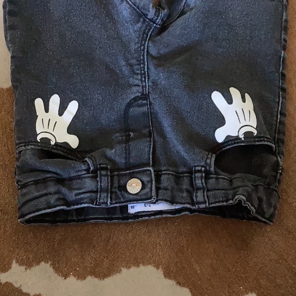 Adorable Minnie Mouse Zara Jeans - 2-3 T - Picture 2 of 9
